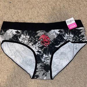 Black and white dragon underwear